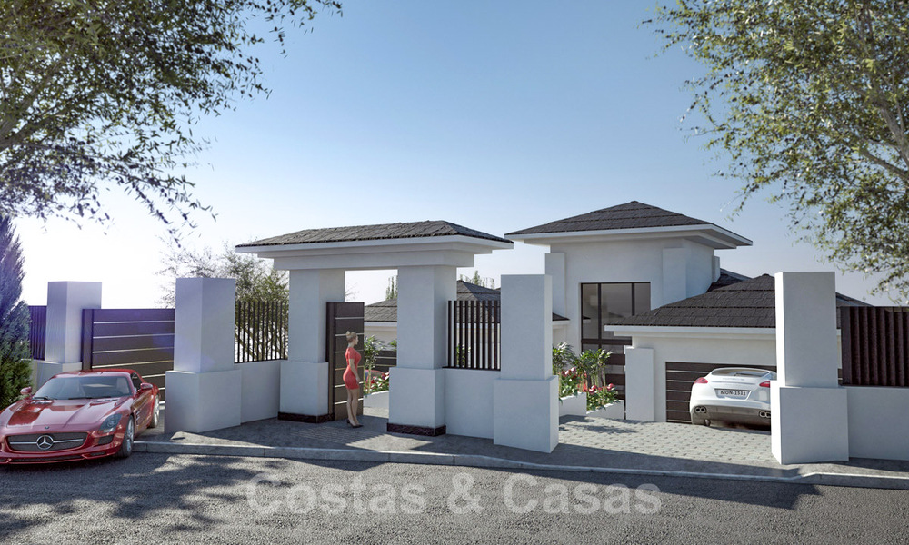Eigentijdse nieuwbouw villa te koop met prachtig open zeezicht in Marbella, dicht bij de stranden en het centrum 32149