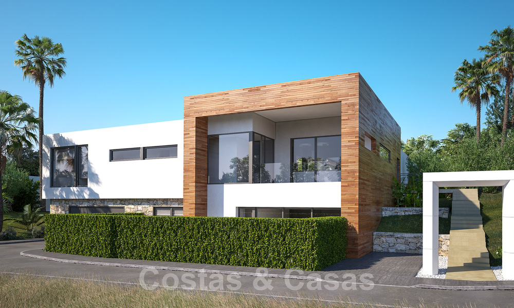Moderne nieuwbouw villa´s te koop met prachtig zeezicht in Marbella, dicht bij de stranden en het centrum 32153