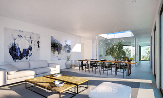Moderne nieuwbouw villa´s te koop met prachtig zeezicht in Marbella, dicht bij de stranden en het centrum 32155 
