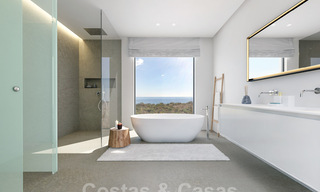 Moderne nieuwbouw villa´s te koop met prachtig zeezicht in Marbella, dicht bij de stranden en het centrum 32163 