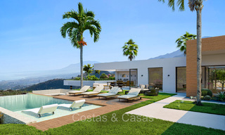 Moderne nieuwbouw villa´s te koop met prachtig zeezicht in Marbella, dicht bij de stranden en het centrum 72564 