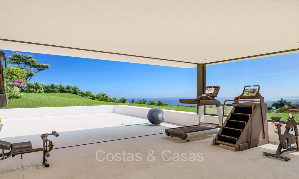 Moderne nieuwbouw villa´s te koop met prachtig zeezicht in Marbella, dicht bij de stranden en het centrum 72569