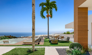 Moderne nieuwbouw villa´s te koop met prachtig zeezicht in Marbella, dicht bij de stranden en het centrum 72571 
