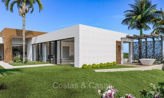Moderne nieuwbouw villa´s te koop met prachtig zeezicht in Marbella, dicht bij de stranden en het centrum 72572 