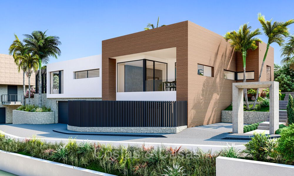 Moderne nieuwbouw villa´s te koop met prachtig zeezicht in Marbella, dicht bij de stranden en het centrum 72573