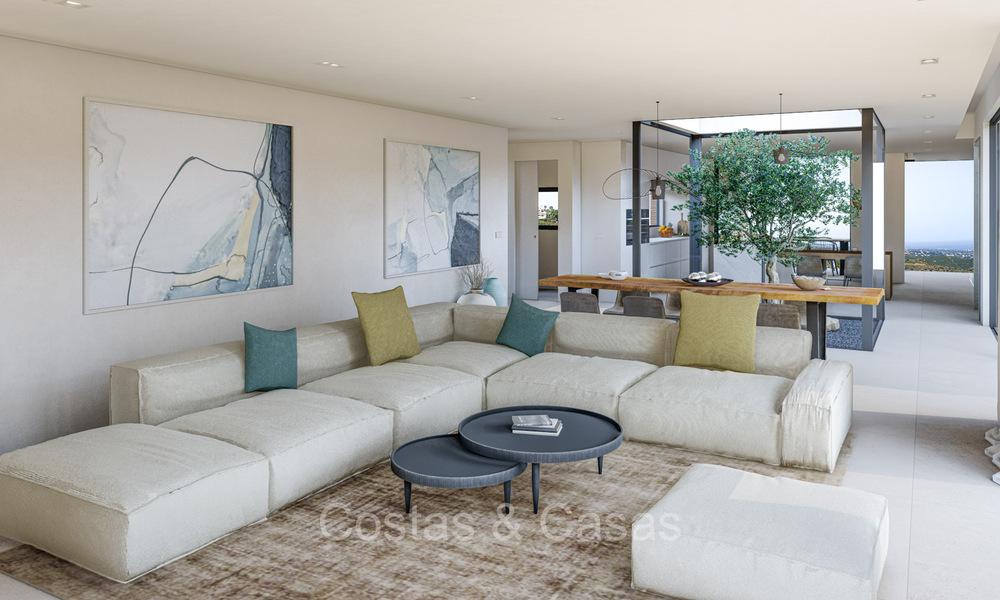 Moderne nieuwbouw villa´s te koop met prachtig zeezicht in Marbella, dicht bij de stranden en het centrum 72580
