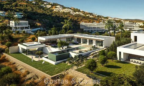 Moderne nieuwbouwvilla´s te koop met prachtig zeezicht in Marbella, dicht bij de stranden en het centrum 792492