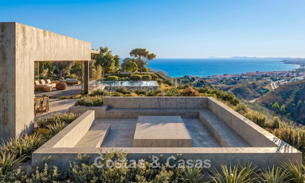 Moderne nieuwbouwvilla´s te koop met prachtig zeezicht in Marbella, dicht bij de stranden en het centrum 803966