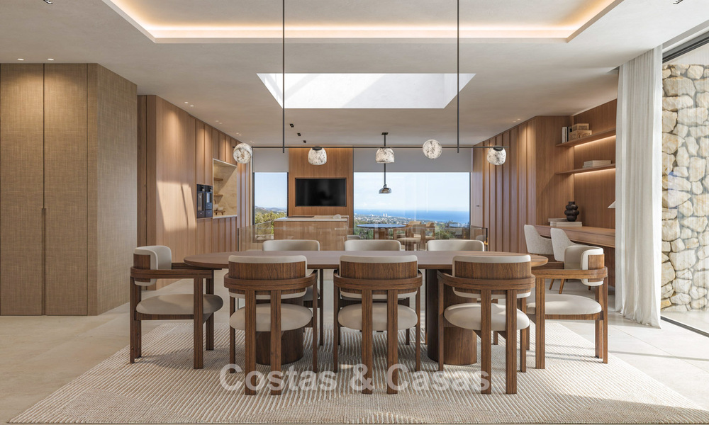 Moderne nieuwbouwvilla´s te koop met prachtig zeezicht in Marbella, dicht bij de stranden en het centrum 803972