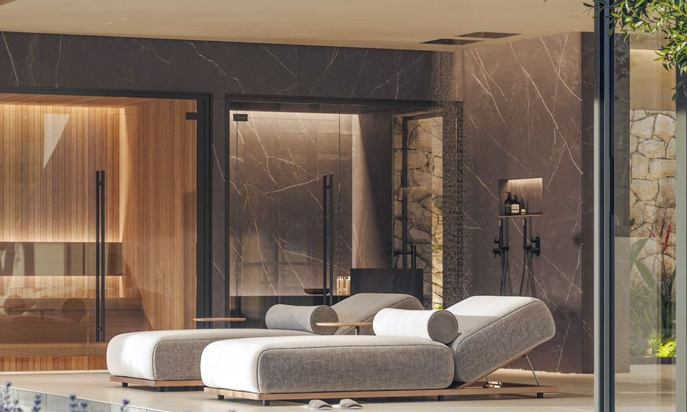 Moderne nieuwbouwvilla´s te koop met prachtig zeezicht in Marbella, dicht bij de stranden en het centrum 803978