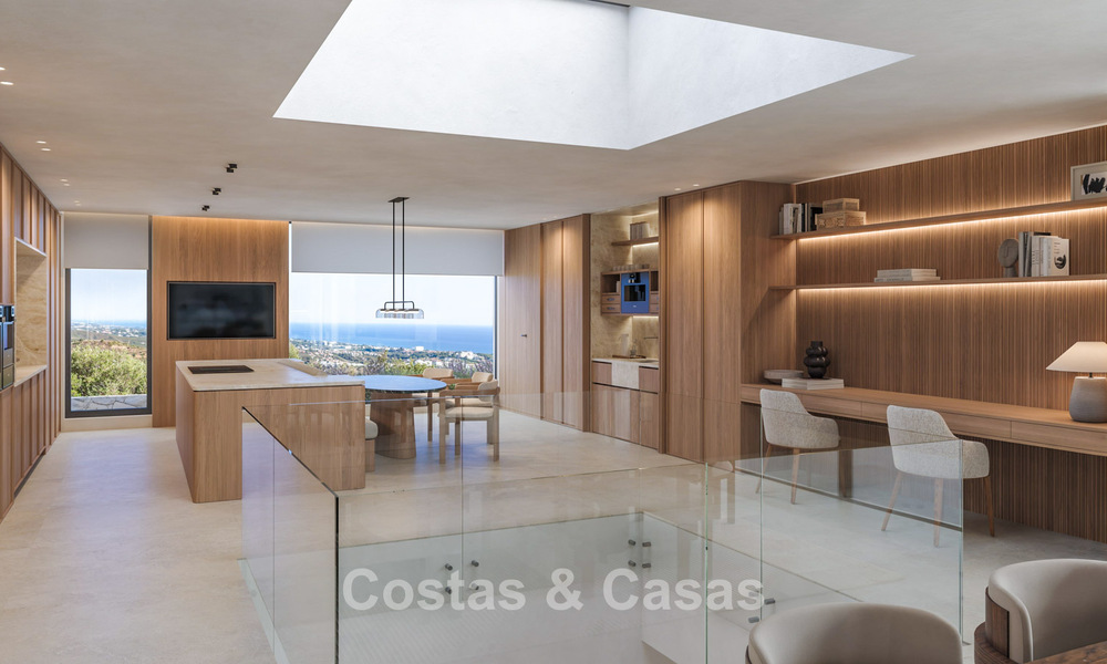 Moderne nieuwbouwvilla´s te koop met prachtig zeezicht in Marbella, dicht bij de stranden en het centrum 803986