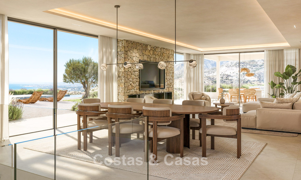 Moderne nieuwbouwvilla´s te koop met prachtig zeezicht in Marbella, dicht bij de stranden en het centrum 803988