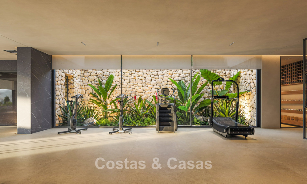 Moderne nieuwbouwvilla´s te koop met prachtig zeezicht in Marbella, dicht bij de stranden en het centrum 803996