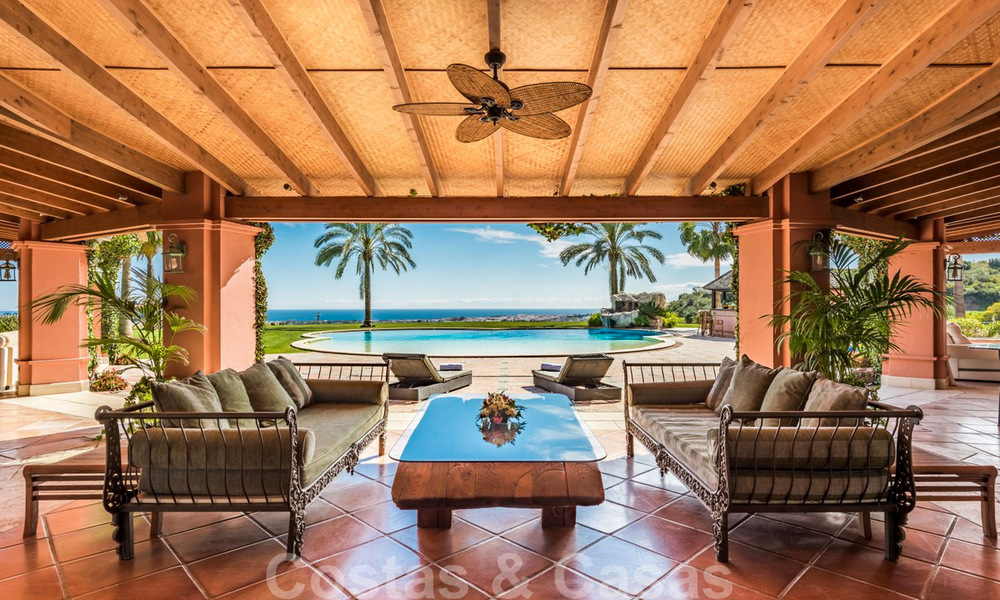 Elegant, mediterraan landgoed met panoramisch uitzicht op zee te koop, Benahavis - Marbella 32349