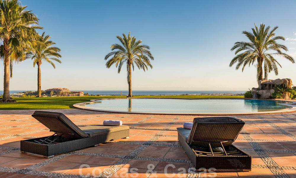 Elegant, mediterraan landgoed met panoramisch uitzicht op zee te koop, Benahavis - Marbella 32362