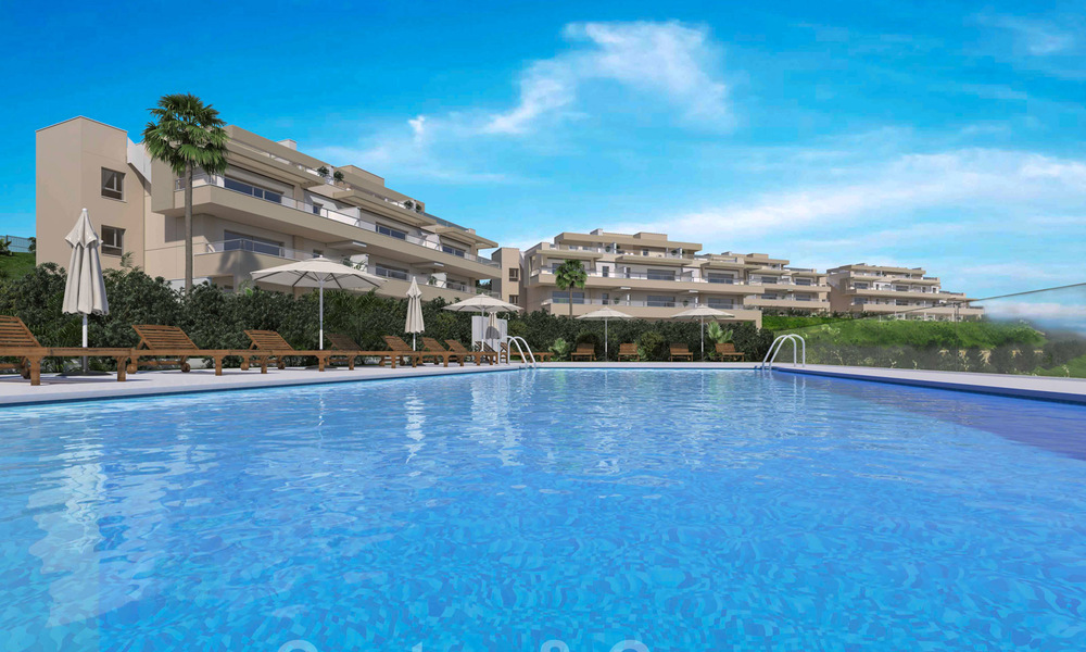 Nieuwe moderne appartementen te koop met prachtig zee- golf- en bergzicht in golf resort in La Cala de Mijas - Costa del Sol 32597