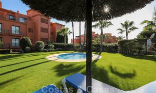 Luxe appartement te koop met privétuin en zeezicht in een luxueus vijfsterren golfresort in Benahavis - Marbella 33356 