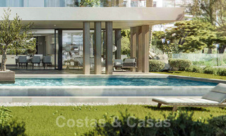 Nieuwbouw villa´s te koop in een moderne stijl met zeezicht op de New Golden Mile tussen Marbella en Estepona 33898 
