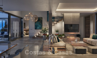 Nieuwbouw villa´s te koop in een moderne stijl met zeezicht op de New Golden Mile tussen Marbella en Estepona 33905 
