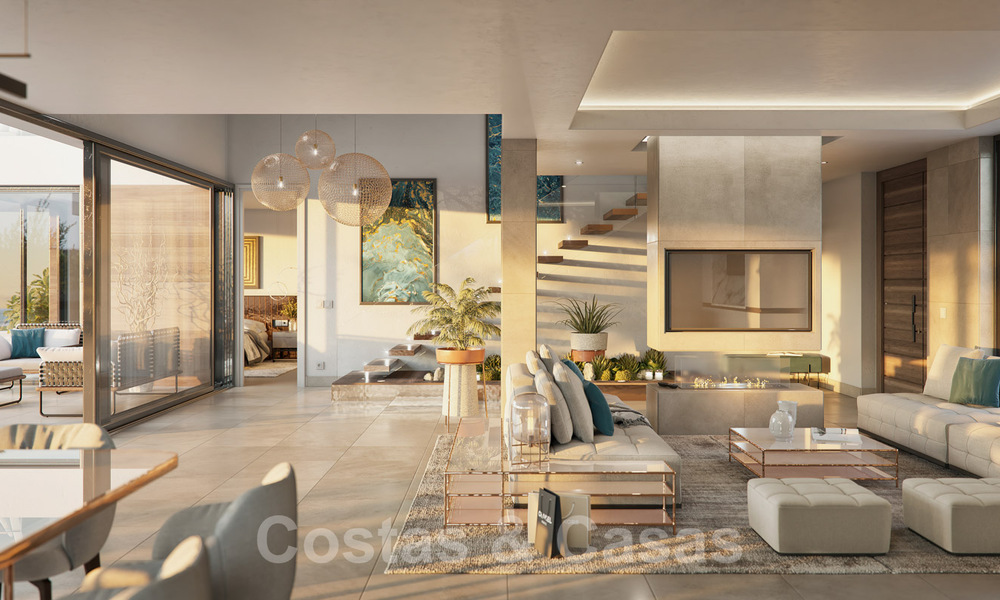Nieuwbouw villa´s te koop in een moderne stijl met zeezicht op de New Golden Mile tussen Marbella en Estepona 33908