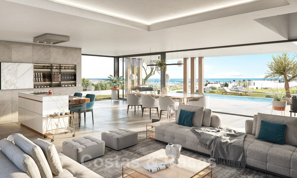 Nieuwbouw villa´s te koop in een moderne stijl met zeezicht op de New Golden Mile tussen Marbella en Estepona 33909