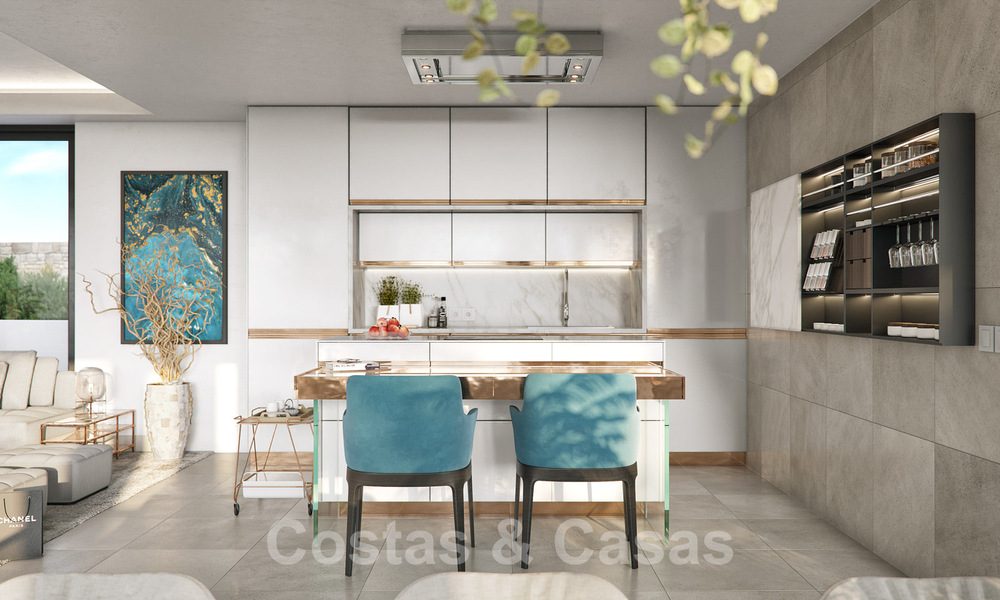 Nieuwbouw villa´s te koop in een moderne stijl met zeezicht op de New Golden Mile tussen Marbella en Estepona 33913