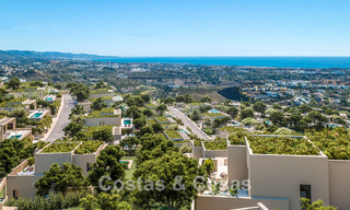 Moderne nieuwbouwvilla´s te koop met panoramisch zeezicht, in een beveiligd resort met clubhuis en voorzieningen in Marbella - Benahavis 63709 