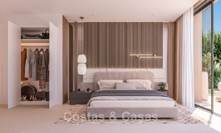 Moderne nieuwbouwvilla´s te koop met panoramisch zeezicht, in een beveiligd resort met clubhuis en voorzieningen in Marbella - Benahavis 63721 