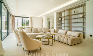 Instapklare, moderne nieuwbouwvilla te koop met zeezicht in vijfsterren golfresort in Marbella - Benahavis 34577 