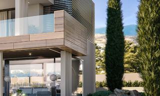 Nieuwe moderne luxevilla’s te koop met verbluffend panoramisch zeezicht langs de kustlijn tot aan Afrika in Manilva a/d Costa del Sol 34725 