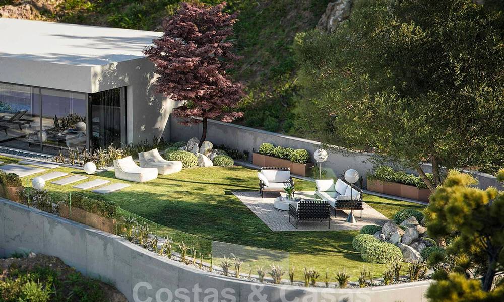 Moderne gelijkvloerse luxevilla te koop met schitterend panoramisch zeezicht te koop aan de Costa del Sol 34747