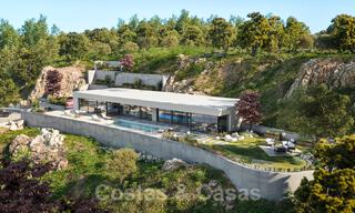 Moderne gelijkvloerse luxevilla te koop met schitterend panoramisch zeezicht te koop aan de Costa del Sol 34748 