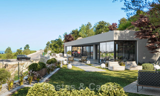 Moderne gelijkvloerse luxevilla te koop met schitterend panoramisch zeezicht te koop aan de Costa del Sol 34749 