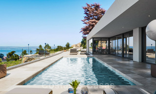 Moderne gelijkvloerse luxevilla te koop met schitterend panoramisch zeezicht te koop aan de Costa del Sol 34753 