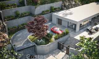 Moderne gelijkvloerse luxevilla te koop met schitterend panoramisch zeezicht te koop aan de Costa del Sol 34754 