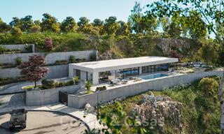 Moderne gelijkvloerse luxevilla te koop met schitterend panoramisch zeezicht te koop aan de Costa del Sol 34759 