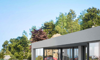 Moderne gelijkvloerse luxevilla te koop met schitterend panoramisch zeezicht te koop aan de Costa del Sol 34760 
