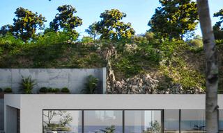 Moderne gelijkvloerse luxevilla te koop met schitterend panoramisch zeezicht te koop aan de Costa del Sol 34762 