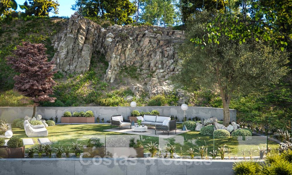 Moderne gelijkvloerse luxevilla te koop met schitterend panoramisch zeezicht te koop aan de Costa del Sol 34763