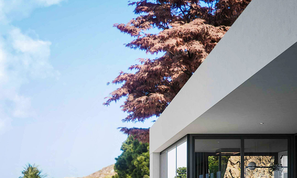 Moderne gelijkvloerse luxevilla te koop met schitterend panoramisch zeezicht te koop aan de Costa del Sol 34764