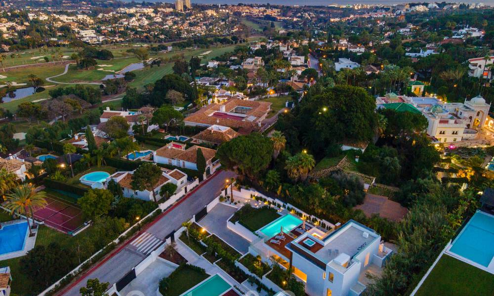 Designvilla in de zeer gewilde woonwijk Las Brisas in Nueva Andalucia met prachtig uitzicht op de La Concha berg in Marbella 34793