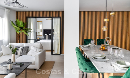 Smaakvol gerenoveerd appartement te koop met ruim terras, zee- en bergzicht in La Quinta golfresort, Benahavis - Marbella 34816