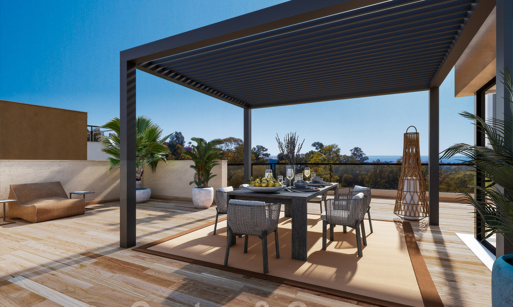Nieuw op de markt! Moderne luxe appartementen te koop aan een idyllisch meer met panoramisch uitzicht in Nueva Andalucia - Marbella. NIEUWE FASE. 34979