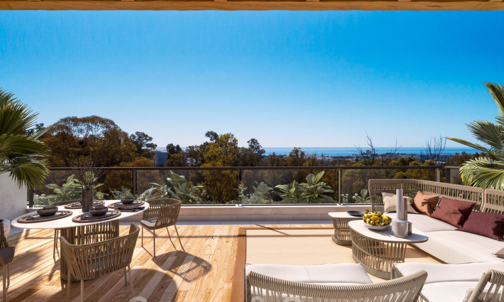 Moderne luxe appartementen te koop aan een idyllisch meer met panoramisch uitzicht in Nueva Andalucia - Marbella. NIEUWE FASE. 34982