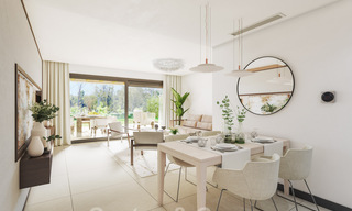 Moderne luxe appartementen te koop aan een idyllisch meer met panoramisch uitzicht in Nueva Andalucia - Marbella. NIEUWE FASE. 34986 