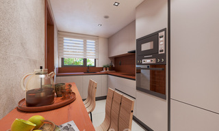 Moderne luxe appartementen te koop aan een idyllisch meer met panoramisch uitzicht in Nueva Andalucia - Marbella. NIEUWE FASE. 34988 
