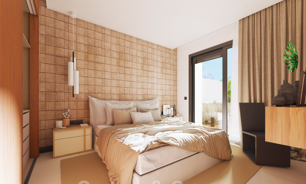 Nieuw op de markt! Moderne luxe appartementen te koop aan een idyllisch meer met panoramisch uitzicht in Nueva Andalucia - Marbella. NIEUWE FASE. 34990
