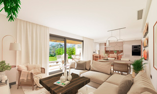 Moderne luxe appartementen te koop aan een idyllisch meer met panoramisch uitzicht in Nueva Andalucia - Marbella. NIEUWE FASE. 34992 