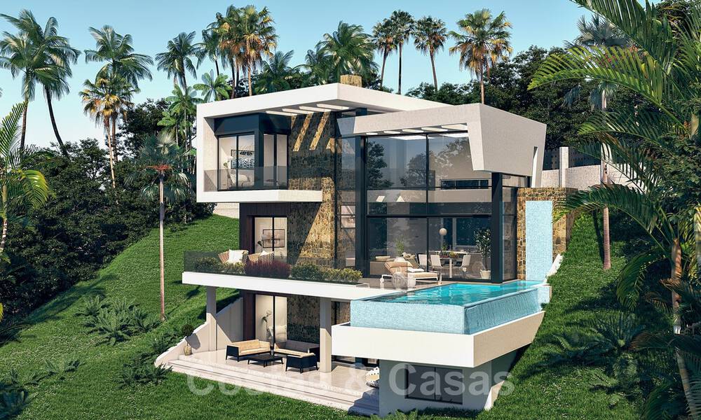 Moderne nieuwbouw luxevilla te koop direct aan de golfbaan nabij Estepona centrum 35049