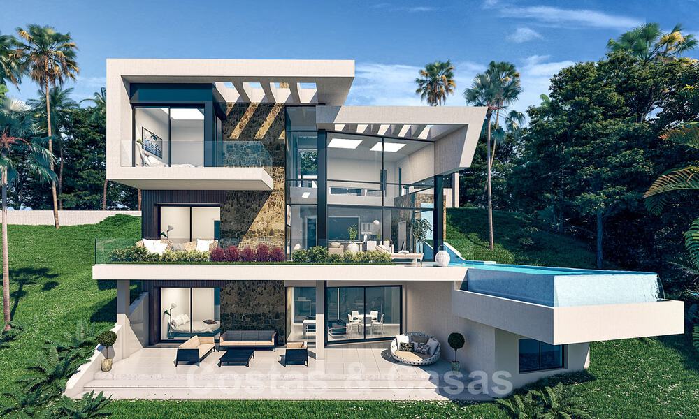 Moderne nieuwbouw luxevilla te koop direct aan de golfbaan nabij Estepona centrum 35050